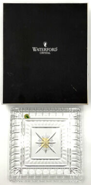 Waterford Grafton Street O'Connell Lead Crystal Tray 10" Square Tray New In Box